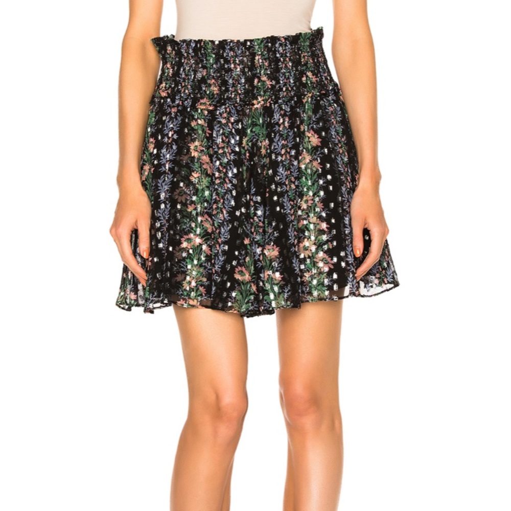 Needle & Thread Floral Stripe Skirt